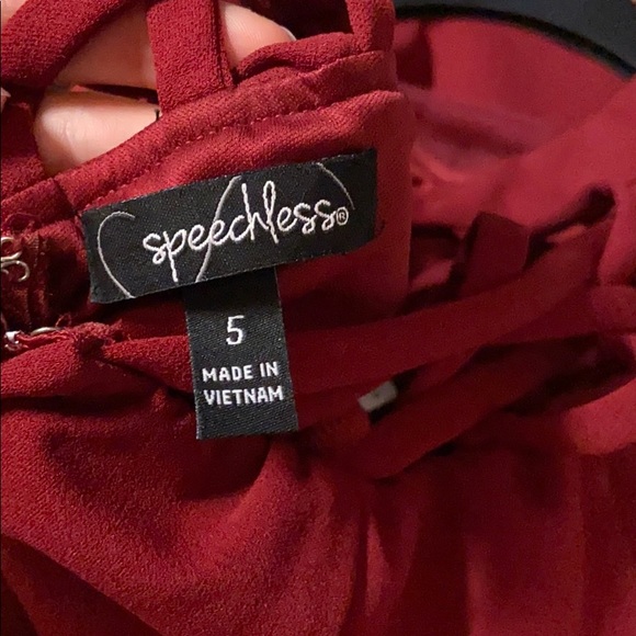 red homecoming dress *size 5* - Picture 4 of 4